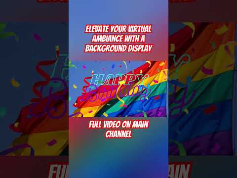 Gay Pride Birthday TV Screen background #gaypride #happybirthday #tvbackground