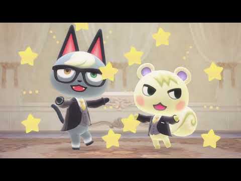 【动森ACNH】晚安大小姐MV❤️动森男子天团 | In Animal Crossing