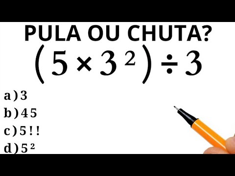 MATEMÁTICA BÁSICA - QUANTO VALE A EXPRESSÃO❓