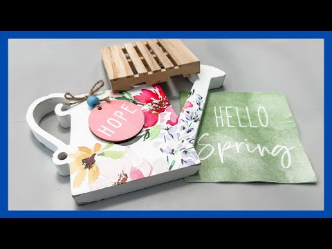 Spring Decor DIY || Watering Can Decor || Just 1 Quick Craft