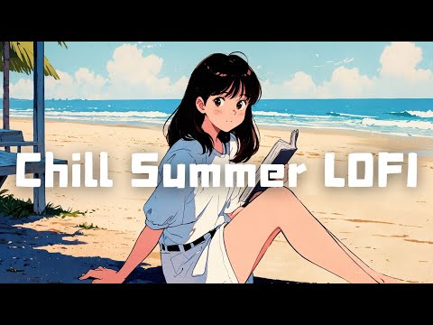 𝐏𝐥𝐚𝐲𝐥𝐢𝐬𝐭 Beachside groove Lo-fi🏄 / 1hour slow tempo Lo-fi Mix / Chill beats for study, work