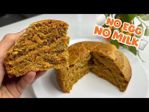 How to make Carrot Cake / No Egg ❌ No Milk / easy and delicious recipe