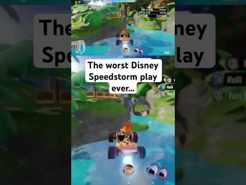 The WORST play with Anxiety in Disney Speedstorm ever