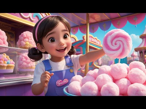 Cotton Candy, Cotton Candy, Sweet and Light | Fun Nursery Rhyme for Kids | Sing-Along Song