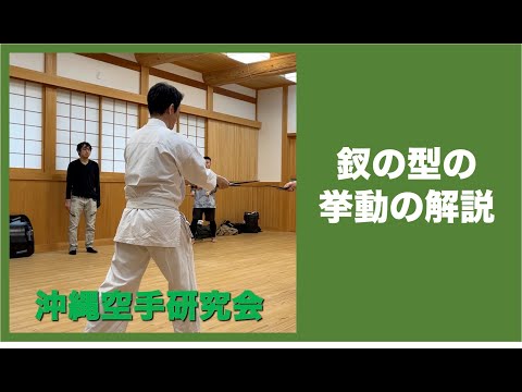 釵の型の挙動の解説【沖縄空手研究会】