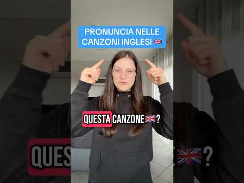 Pronuncia inglese nelle canzoni 2 🇬🇧 #inglese #english #ingleseonline #imparainglese