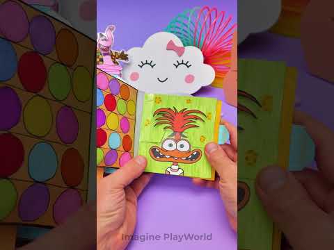 DIY Inside Out Quiet Book: Meet the Emotions! 🎨😊🧠