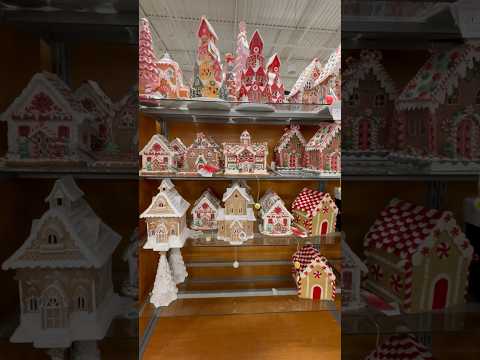 T.J. Maxx gingerbread houses!! #tjmaxx #gingerbread #christmas #christmas2023 #christmasdecor