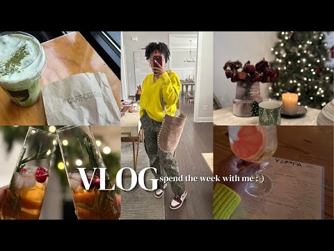 VLOG| NEW COFFEE SHOP, HOMEGOODS RUN + HAUL, ANOTHER TREE, SHOPPING HAUL, DINNER, & MORE