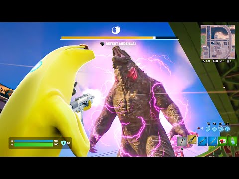 HOW TO BECOME GODZILLA IN FORTNITE!