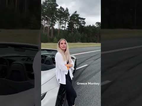 Supercar with supergirl | Porsche | Convertible | Greece Monkey