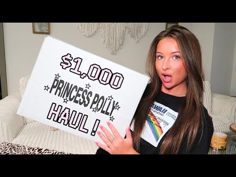 REDOING MY WARDROBE | HUGE princess polly haul + try on! *not spons*