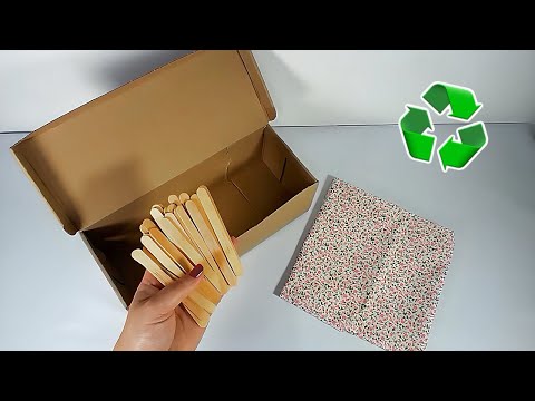 DON'T THROW AWAY SHOE BOXES! |  Awesome Organizer Basket Ideas | Best Out of Waste