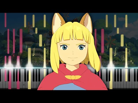 Ni no Kuni II: Revenant Kingdom Main Theme - Joe Hisaishi (Piano Synthesia)