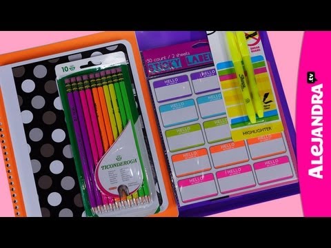 Back to School Supplies Haul 2013-14 - Shopping at Target (Part 3 of 3)