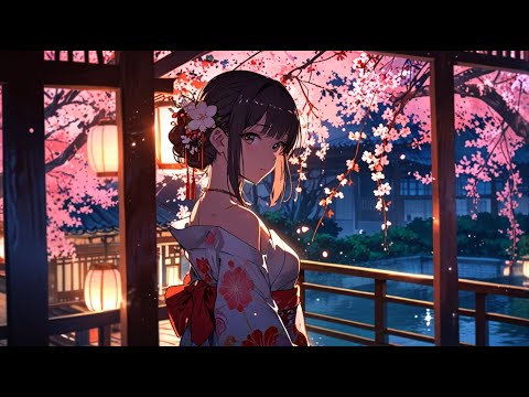 Moonlit Sakura Serenity 🌸✨ | Lofi Chill & Relax