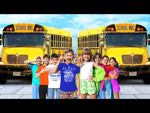 Girls vs. Boys 24 Hours in the SCHOOL BUS Challenge