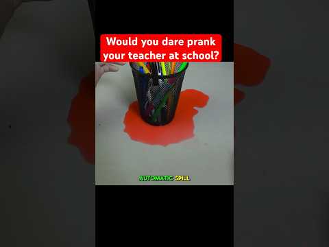 Would you do this prank on your teacher? #funny #prank #backtoschool