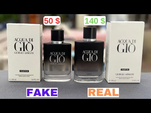 Fake vs Real Armani Acqua di Giò Parfum 100 ml Perfume