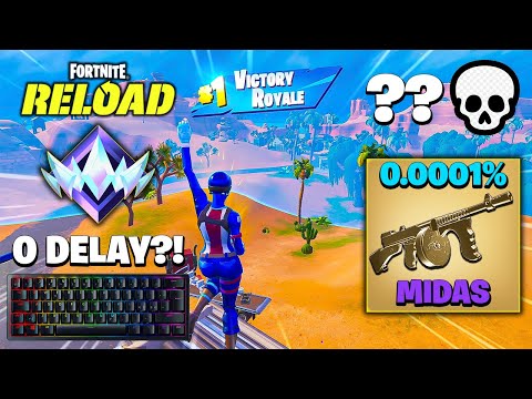 Fortnite Reload | High Kill Solo UNREAL Ranked Win Gameplay (Keyboard & Mouse ASMR) Midas Drum Gun!