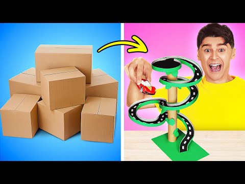 NEW 123 GO! Amazing Cardboard Hacks For Every Moment! Awesome Craft Ideas for Parents