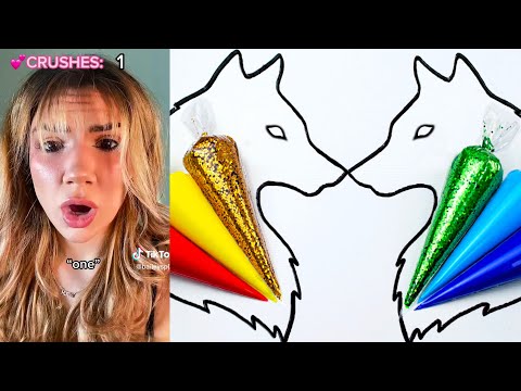 *1 Hour*🎨 Text To Speech 🎨 ASMR Satisfying Art || @Bailey Spinn || POVs Tiktok Compilations 2024