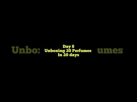 Day 8 Unboxing 20 Perfumes in 20 days #shorts #youtubeshorts #perfumebeast #perfumes #unboxing