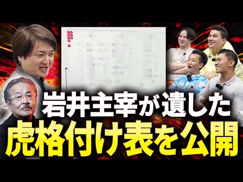 【林社長が暴露】岩井社長が遺した”虎格付け表”を一年越しに公開します