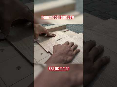 Do it yourself ‼️ Homemade Table Saw dari Dinamo DC 895, untuk kerja ringan sangat cocok sekali #diy