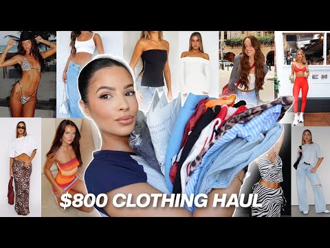 HUGE $800 clothing haul.. the TRENDIEST clothing on the internet.