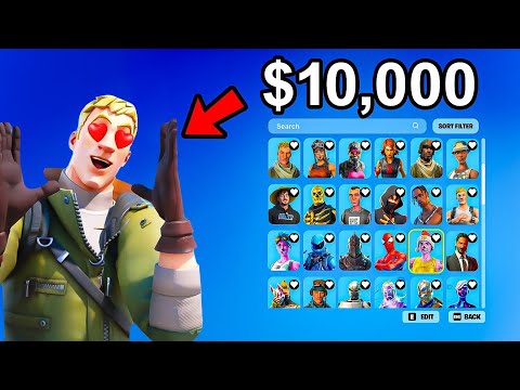 Trading a $1 Fortnite Account into a $10,000 RARE Account!