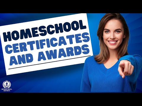 Homeschool Certificates & Awards