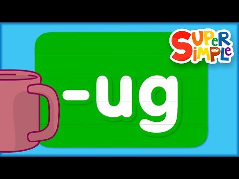 Learn The Alphabet - Word Family "ug" | Turn & Learn ABCs | Preschool Learning