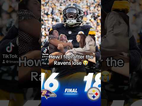 Rough loss #nfl #ravens #steelers @BaltimoreRavens @steelers