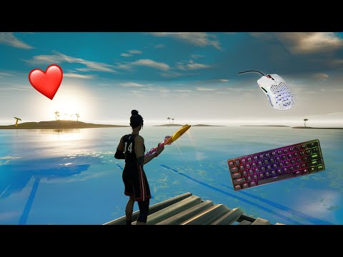 STEELSERIES APEX 9 MINI ❤️ FORTNITE KEYBOARD ASMR 💥 ZONE WAR'S 4K 😇