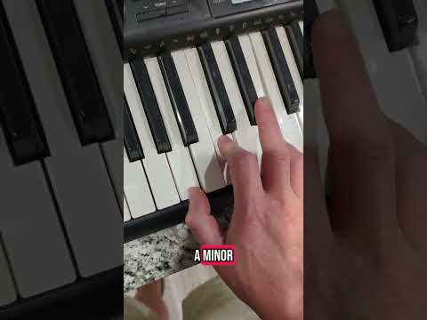 How to play an Am chord #shorts #fyp #howto #tutorial #piano #keyboard