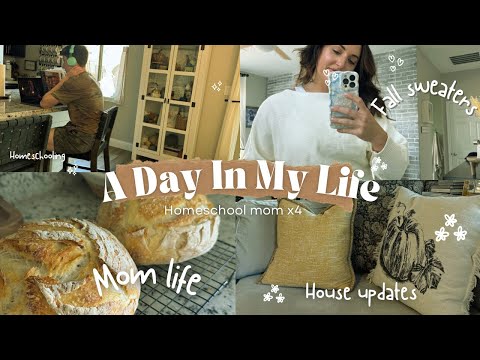 NEW ✨DITL||BEST FALL CUPSHE SWEATER HAUL||Homeschooling + everyday mundane life things