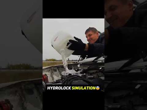 We induce hydrolock in an engine (for science of course)