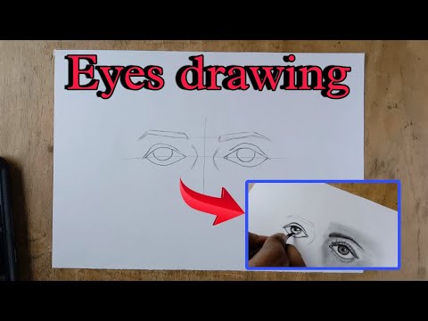 Realistic eye drawing : tutorial