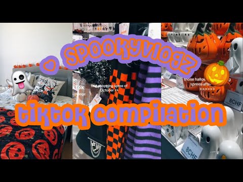 @spookyvlogz tiktok compilation | 🎃👻🧡🍁 | TYSM FOR 1K SUBS!! | i’m so excited for fall/halloween!