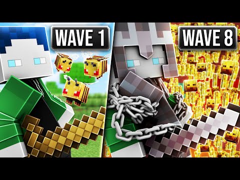 DIESE CUSTOM MONSTER WAVES WAREN ZU VIEL FÜR MICH... (XXL 1v1v1v1 BATTLE)