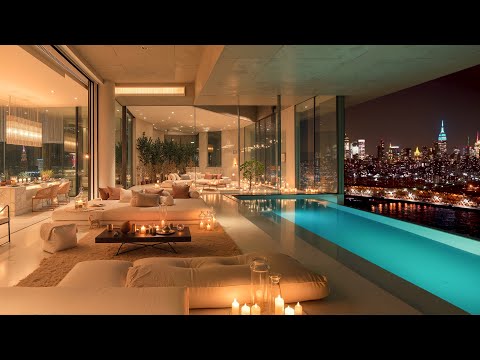 Luxury Skyline Retreat | Soft Jazz Piano Melodies for Calm & Focus 🌃🎷