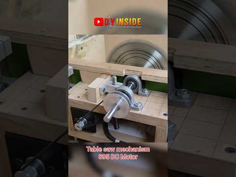 Do it yourself ‼️ Table saw mechanism 895 DC Motor for DIY Project #diy