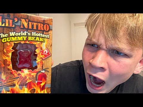 Eating The Worlds SPICIEST GUMMY BEAR... (Lil' Nitro)