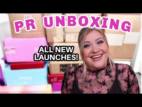 HUGE PR UNBOXING! New Makeup, Body Care, & Skincare!