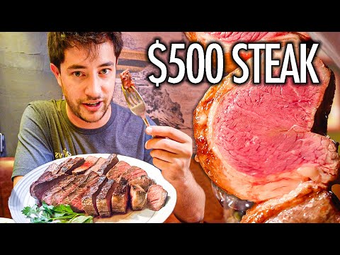 $10 Steak vs $500 Steak in Brazil!! STREET FOOD to 5 Star BUFFET of Brazilian BBQ!