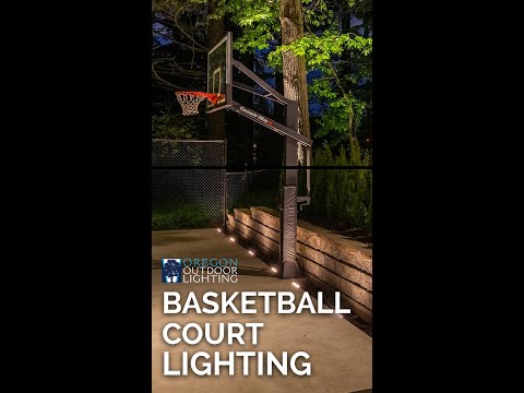 Creative Backyard Basketball Court Lighting | Oregon Outdoor Lighting