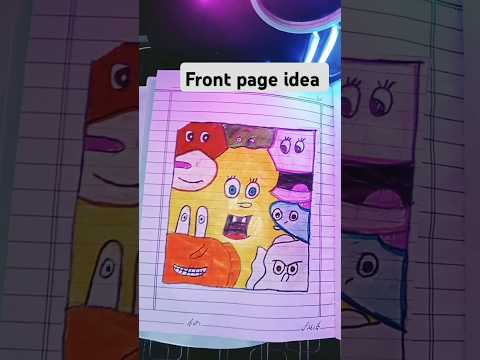 Front page idea# maths #english # social studies # viral short # drawing craft # like# # subscribe