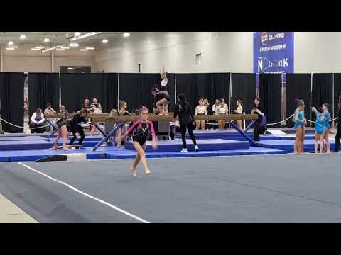 Sevana, Swing into spring meet, Hamilton OH - floor 2nd place gold feb. 2025