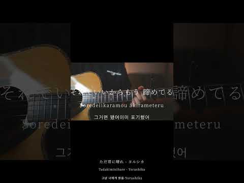 ただ君に晴れ/ヨルシカ(弾き語りcovered byあれくん